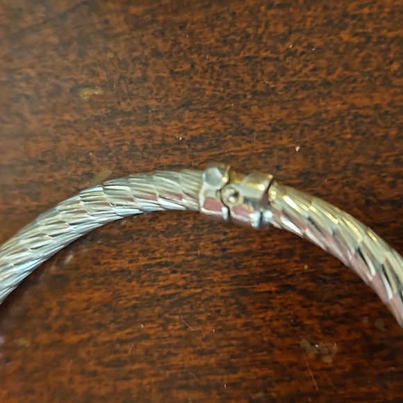 Sterling Bangle Bracelet - Picture 3 of 7